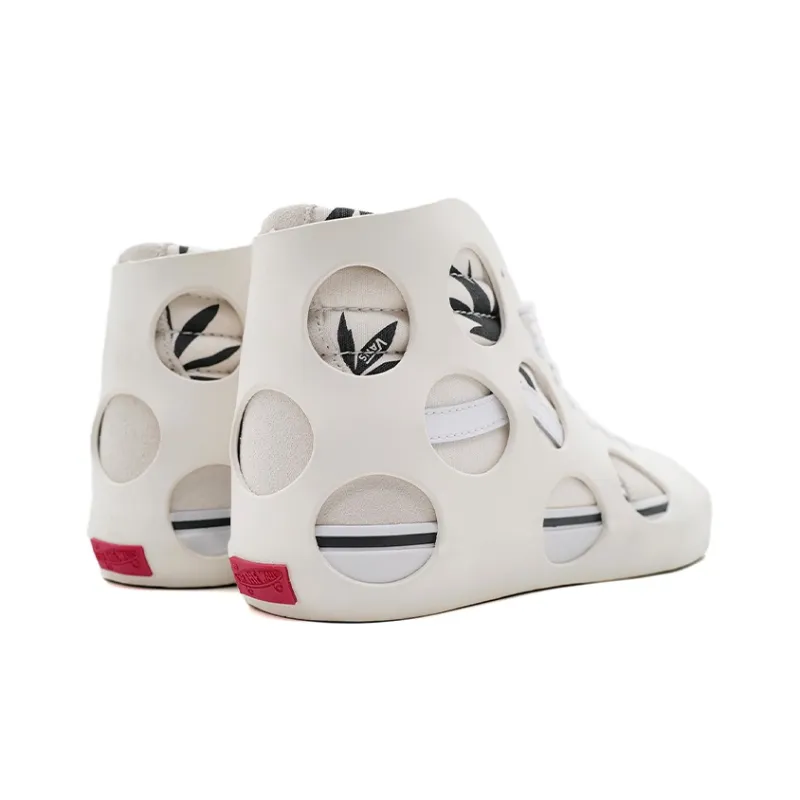 Sk8 Vans Hi Cage Vlt Lx 'Polka Dot Checkered Marshmallow'-4