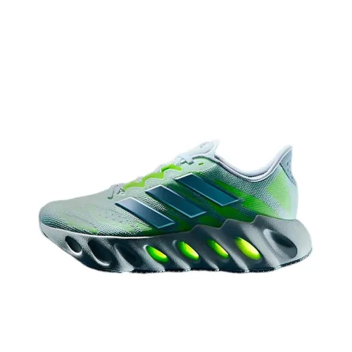 Adidas Switch FWD Slip Resistant Low Top Running Shoes Men's White Green