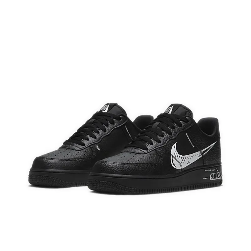 Nike Air Force 1 Low Sketch Black-2