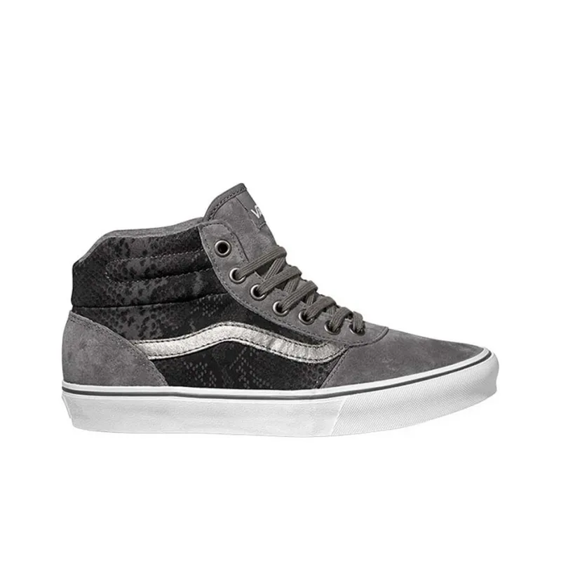 Vans Milton Hi Casual Skateboarding Shoes Gray Women's-1
