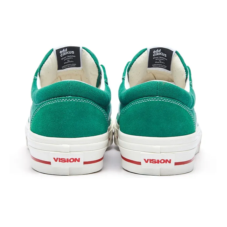 OddCIRKUS x Vision Street Wear Astley Pro Low Top Skateboard Shoes Unisex Green-4