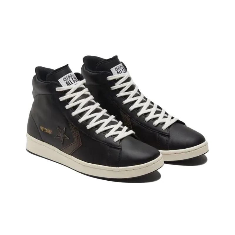 Converse Snake Print Pro Leather 'Black Creamwhite'-2