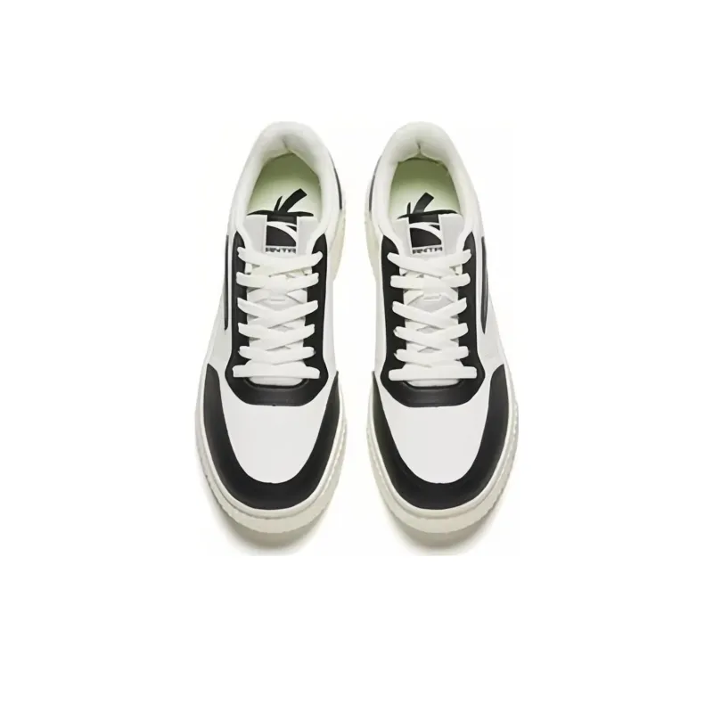 Anta Low Top Skateboard Shoes Men's White Black-2