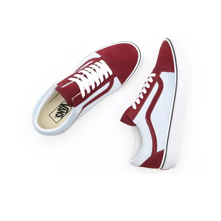 Vans 2tone Suede Old Skool 'Grey Red'-3