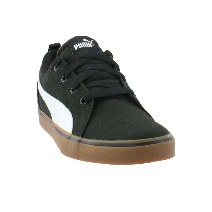 PUMA Bridger Skateboard Shoes Men Low-Top Black/Gray/White-2
