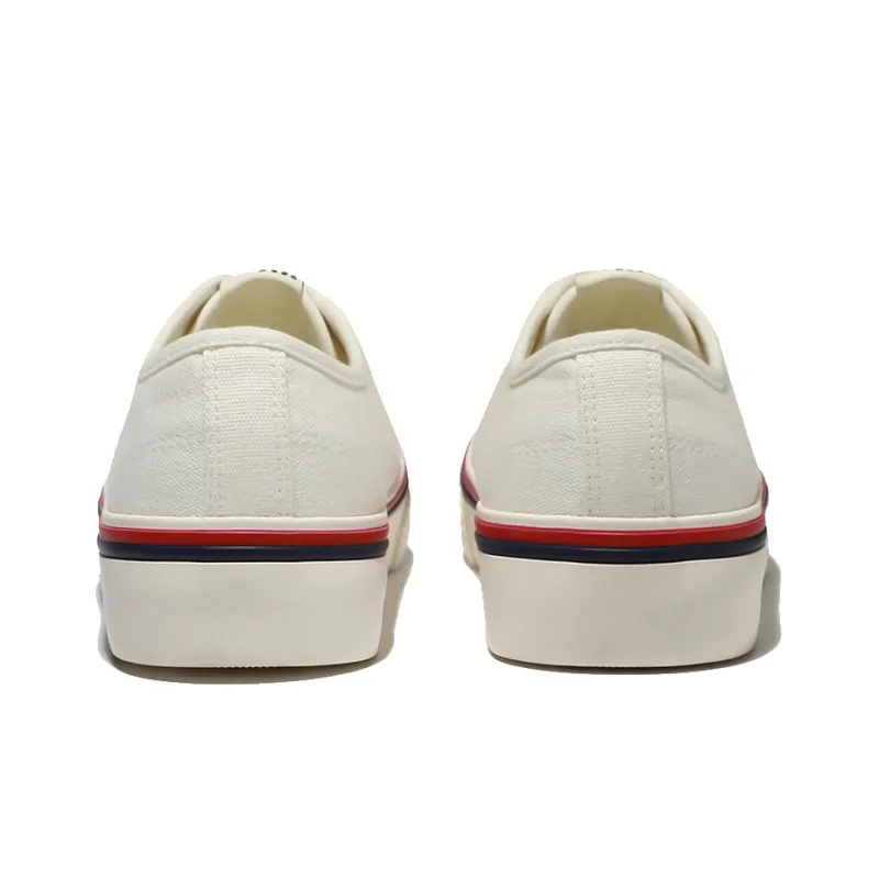 FILA Scanline Slip Resistant Shock Absorbers With Abrasion Resistant Properties Low Top Skateboard Shoes Unisex Ecru-4
