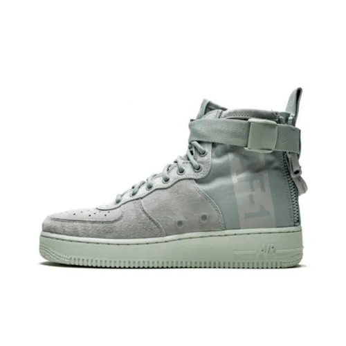 Nike Air Force 1 Skateboard Shoes Women's High-Top Rusty Gray