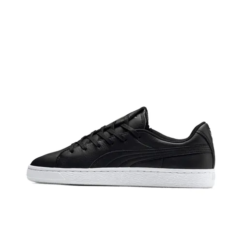 PUMA Basket Skateboard Shoes Women's Low-Top Black/White