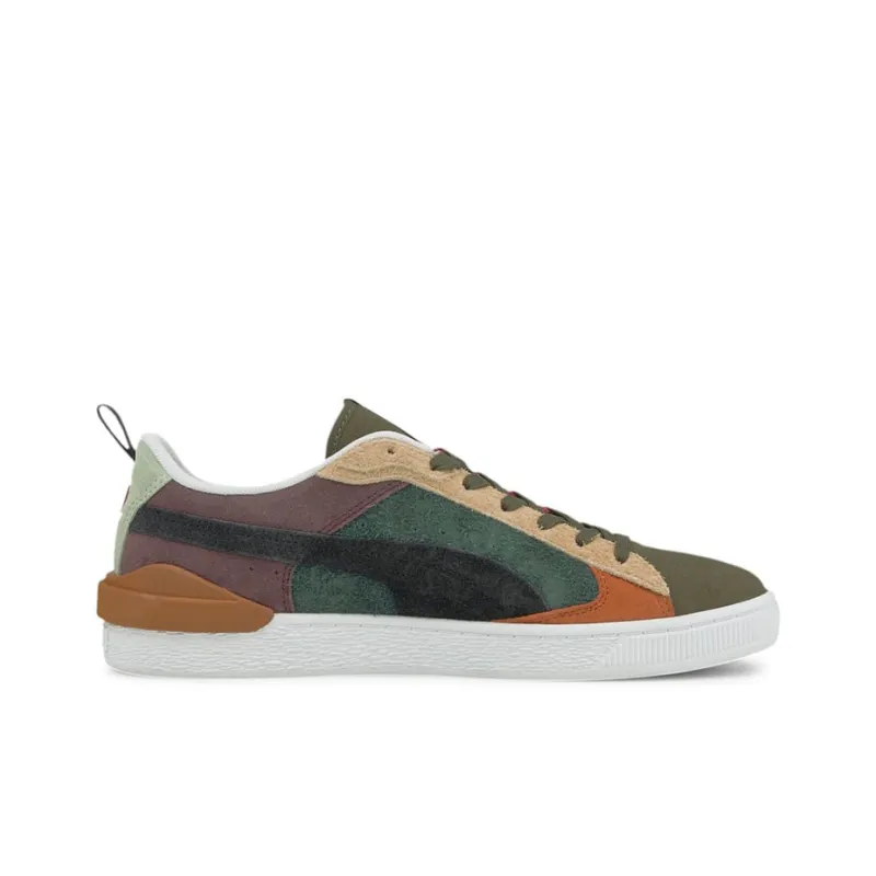 Puma Suede Green Red Beige-1