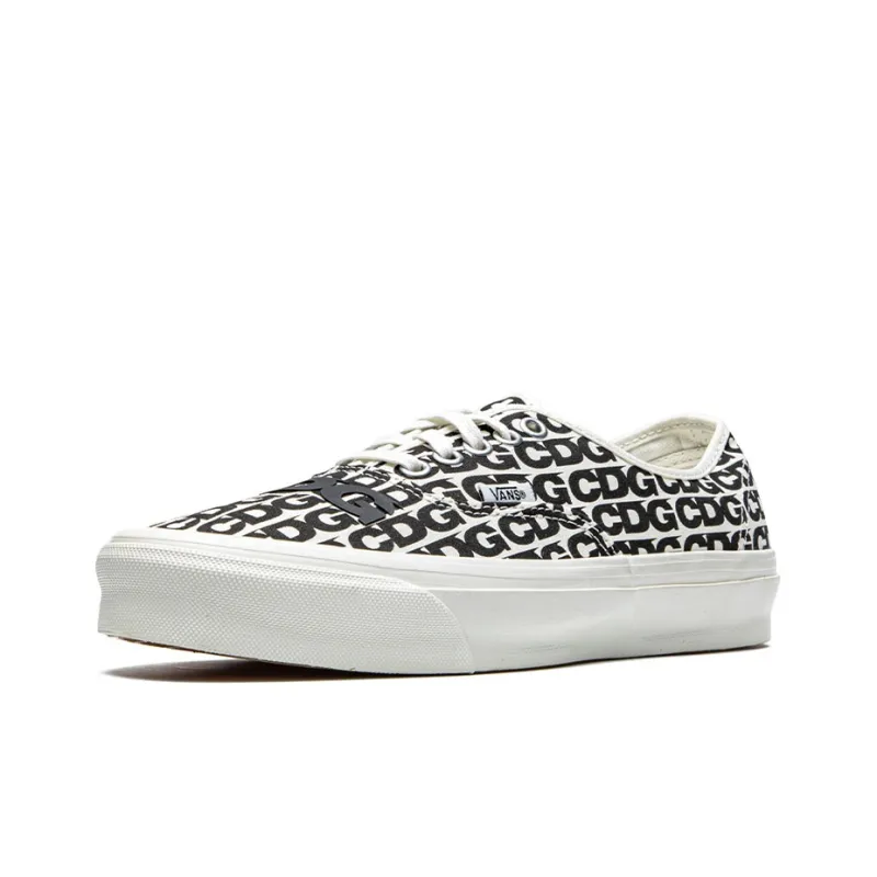 Vans Authentic Comme Des Garcons Black Heel Tab Curved Rubber-1