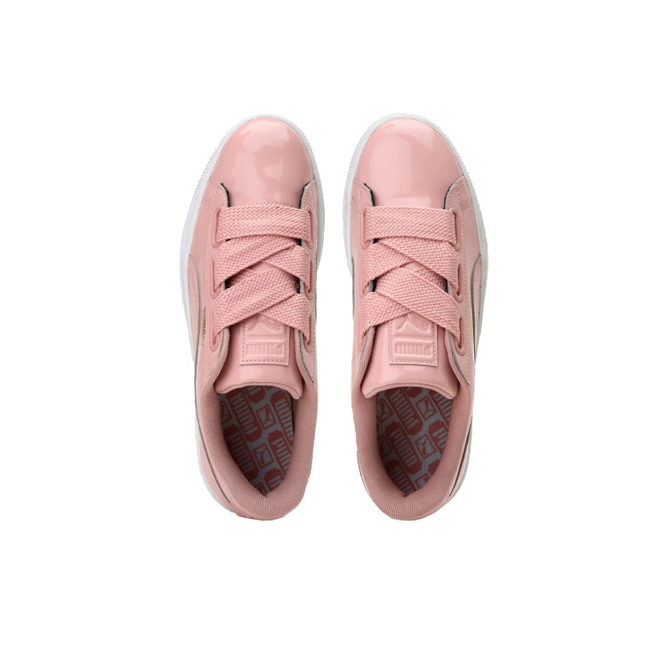 Puma basket heart womens pink online