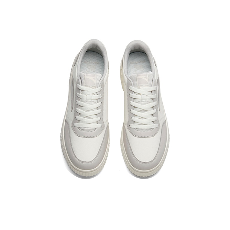 ANTA Life Collection Skateboard Shoes Men Low-Top Ivory