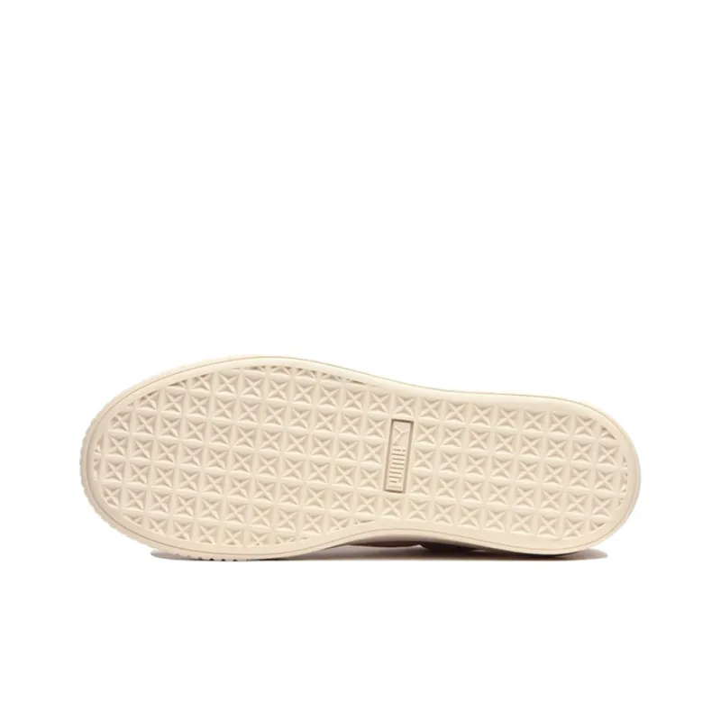 PUMA Suede Platform Satin 'Pink' Women's-3