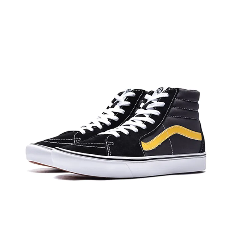Vans ComfyCush SK8 Hi 'Black Yellow'-2
