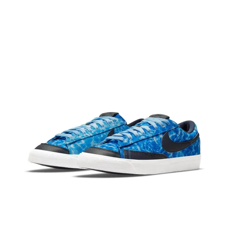 Nike Blazer Low Acid Wash Royal Women's-2