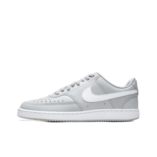 Nike Court Vision 1 Skateboard Shoes Men Low-Top Gray/White