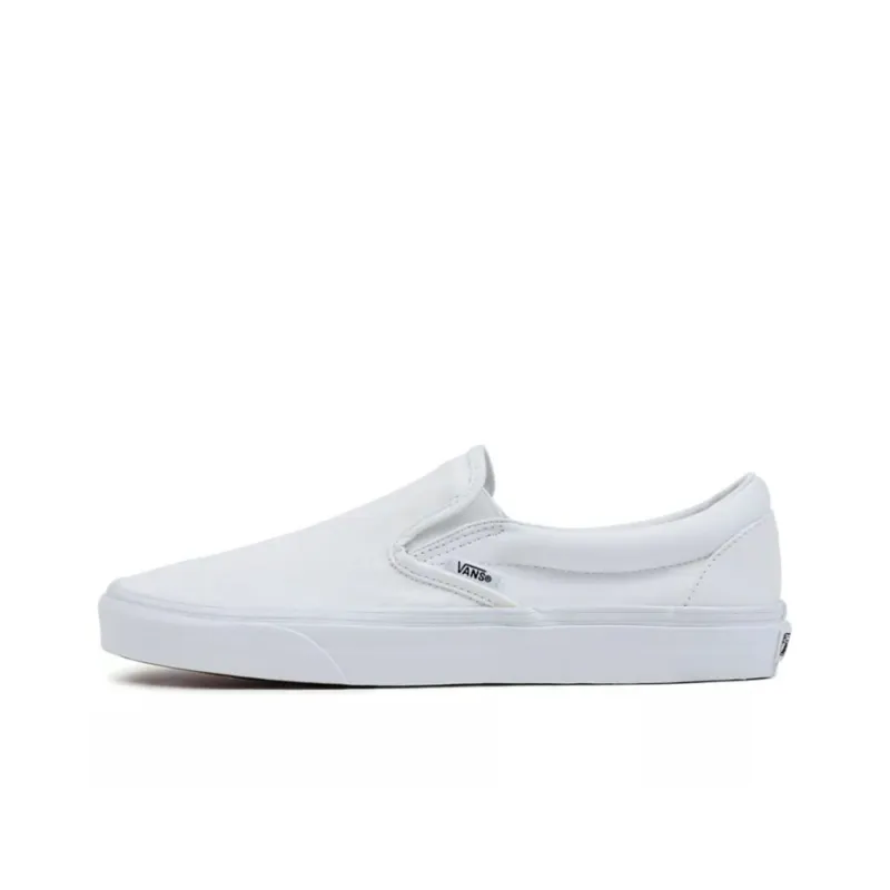 Vans Classic Slip On White Checkerboard-0