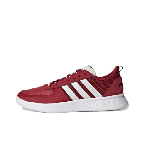 Adidas Court80s Skateboard Shoes Men Low-Top Red/White