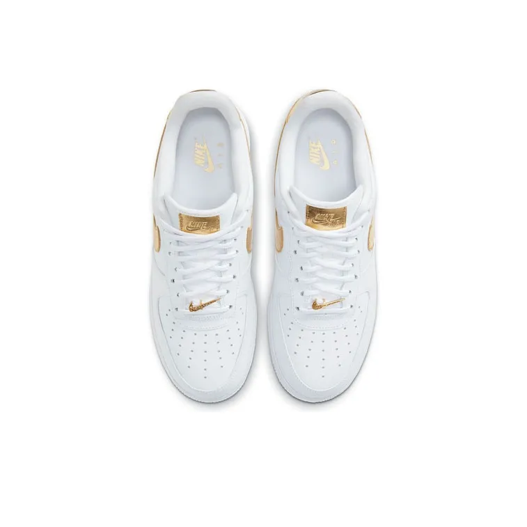 Nike Air Force 1 Low White Metallic Gold 2020-3