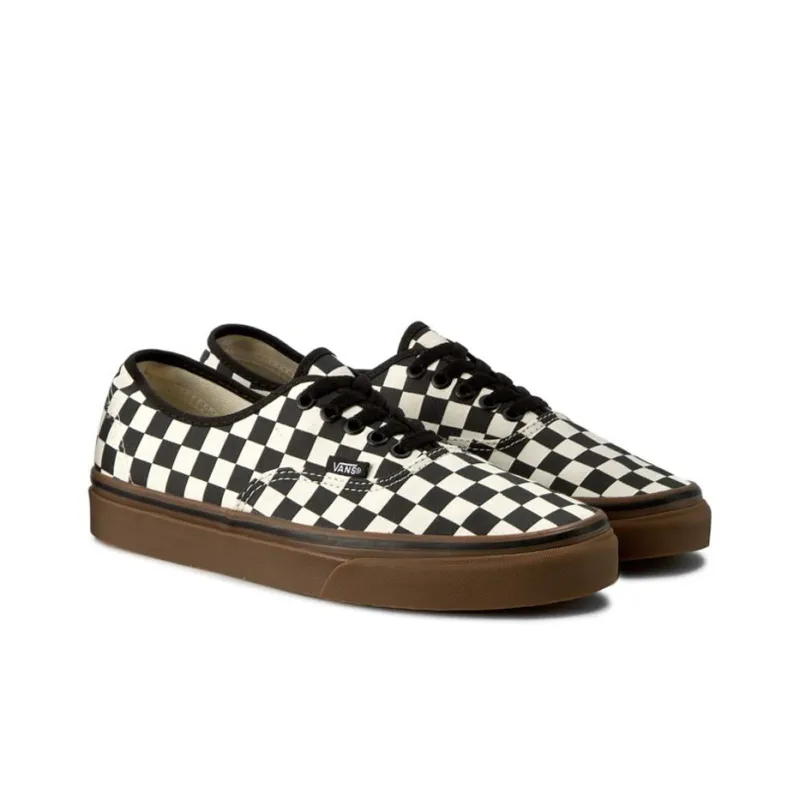 Vans Authentic Checkerboard Black Gum-1