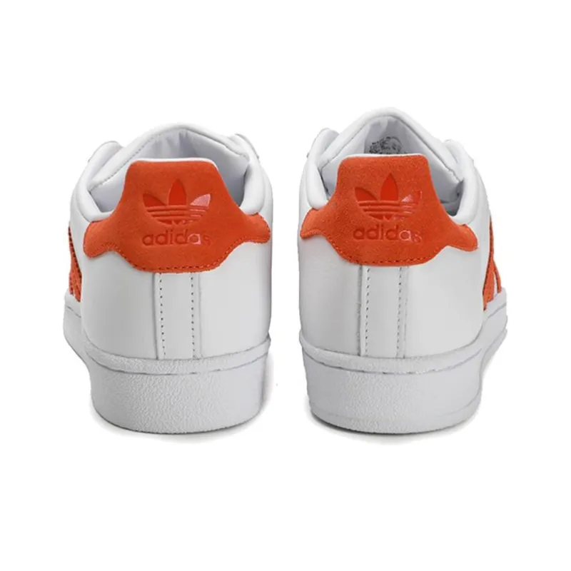 Adidas Originals Superstar Orange 'White'-3