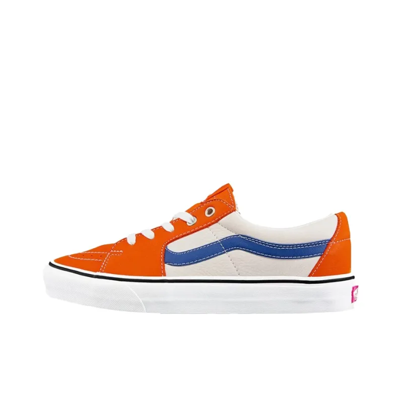 Vans SK8 Low Shoes Orange/White-0