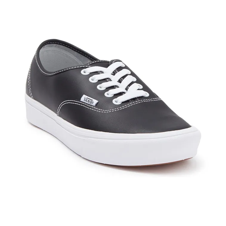 Vans ComfyCush Leather Sneaker Black-2