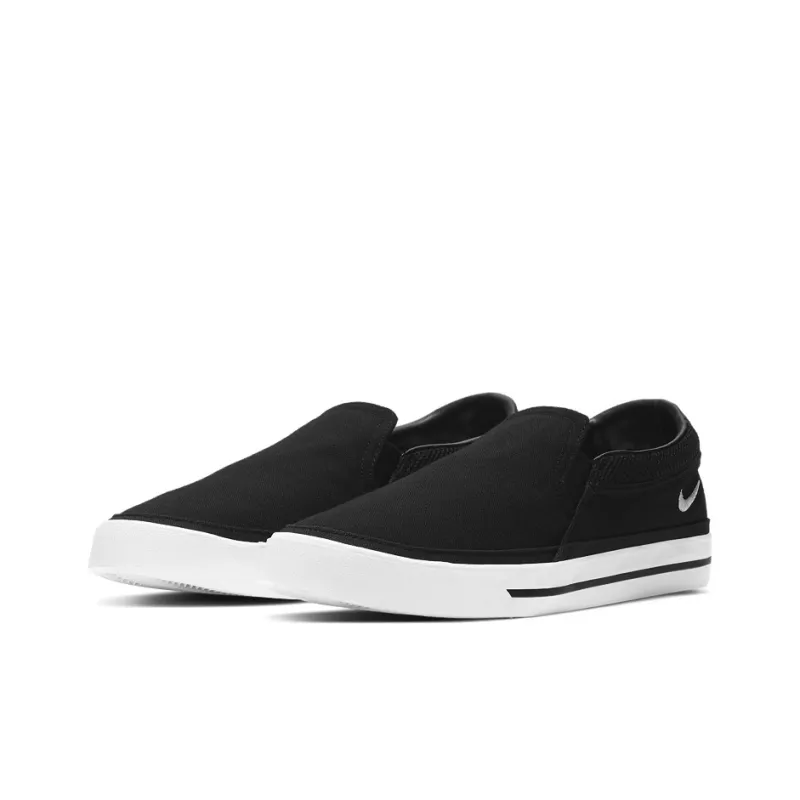 Nike Court Legacy Slip 'Black White'-2