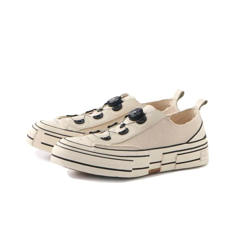 Yohji Yamamoto x VESSEL Low Top Skateboard Shoes Unisex Ecru-1