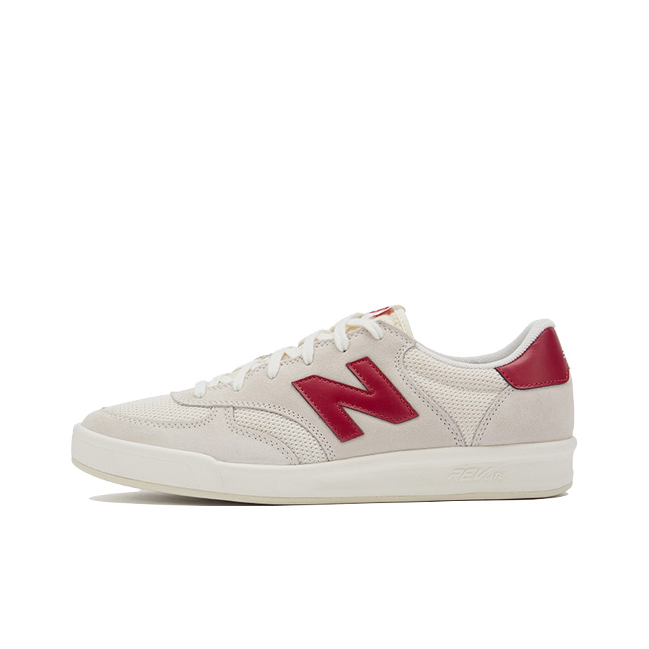 New Balance NB 300 Skateboard Shoes Women s Low top Light Grey Sea Salt White Rose Gold POIZON