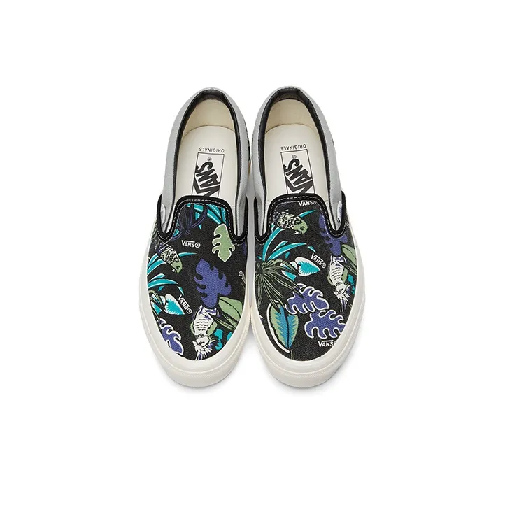 Vans Og Classic Slip On Lx 'Parrot Hawaiian Black'-2
