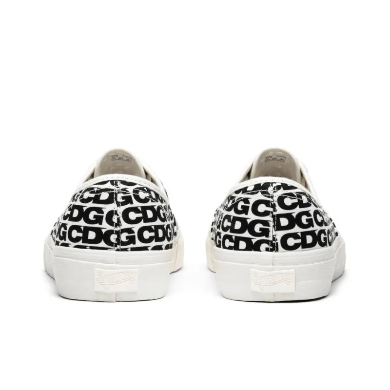 Vans Authentic Comme Des Garcons White Heel Tab-2