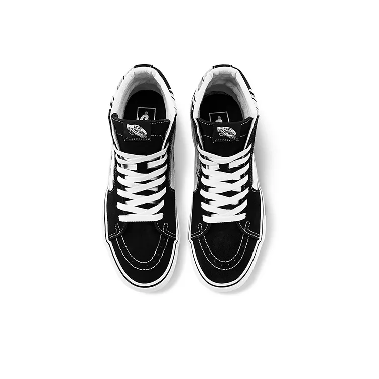 Vans SK8 Hi Black White Unisex 'Black White'-2