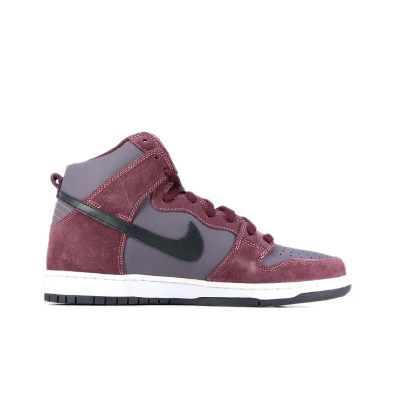 Nike Sb Dunk High Deep Burgundy Gridiron-1