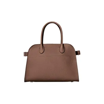 THE ROW Margau Leather Tote Bag Shopping Bag Handbag Women's Tan