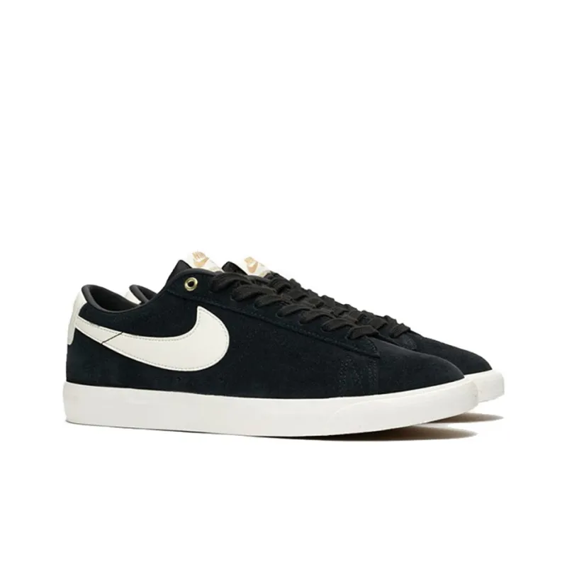 Nike Sb Blazer Low Gt Black Sail-2