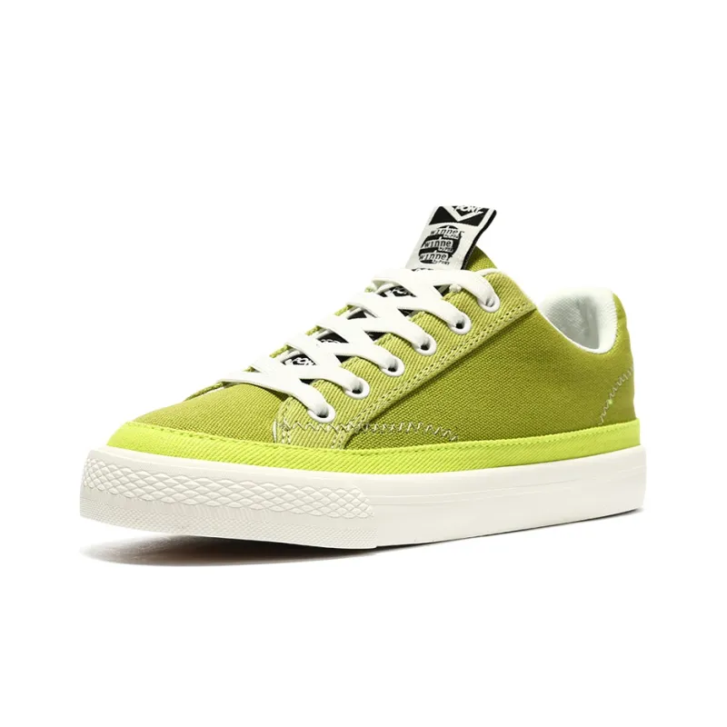 Pony Skateboard Shoes Women's Low Top Mustard Yellow-1