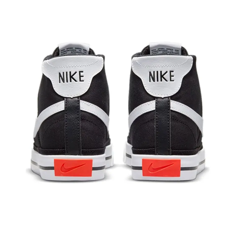 Nike Court Legacy Canvas Mid 'Black White'-4