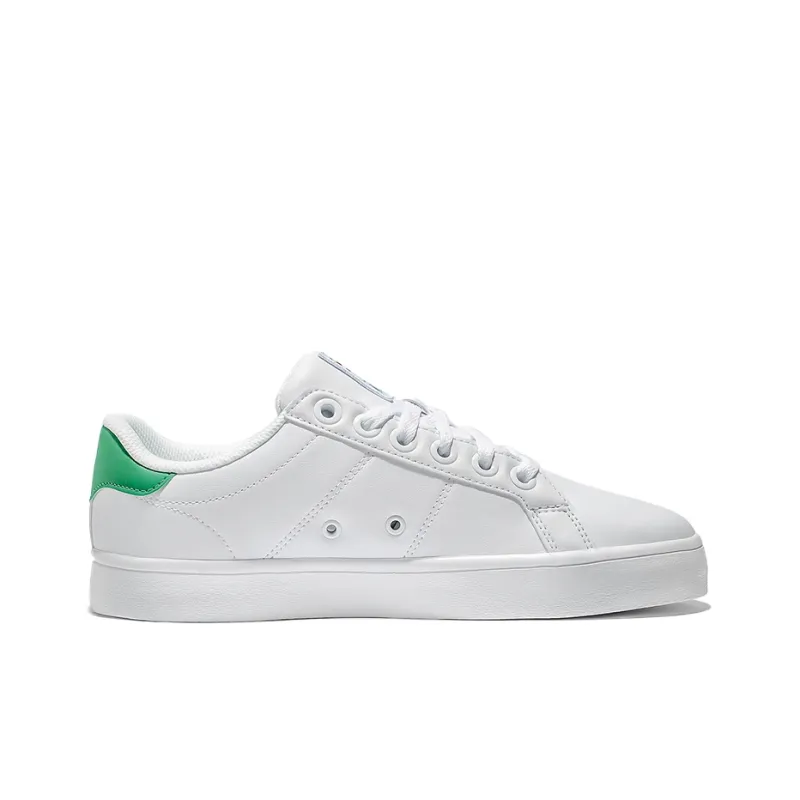 FILA Court Deluxe Skateboard Shoes Unisex White Green Korean Style-1
