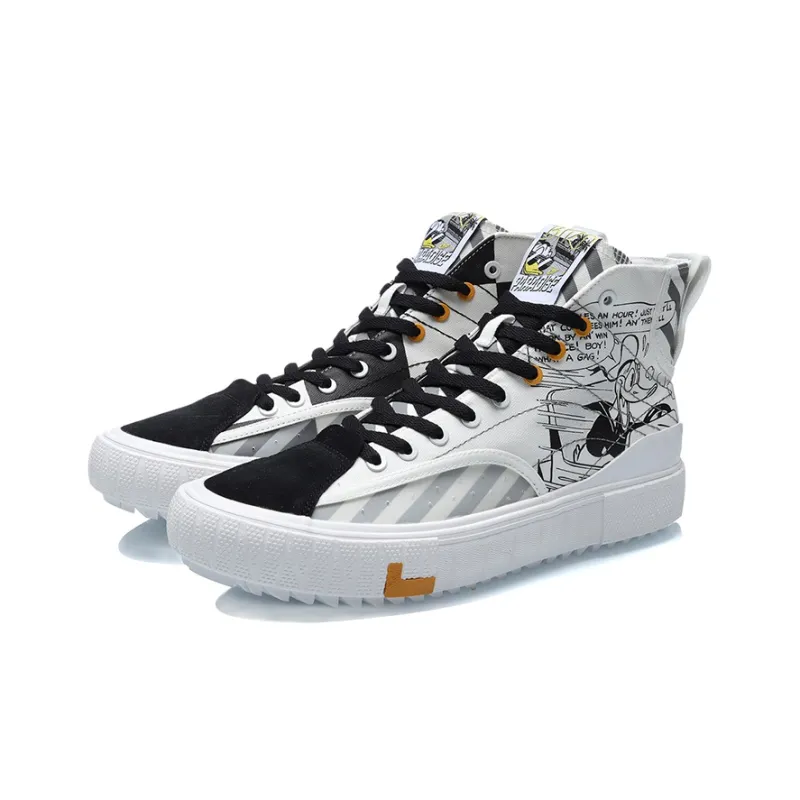 LINING Classic Canvas Hi X Disney 'White Black'-2