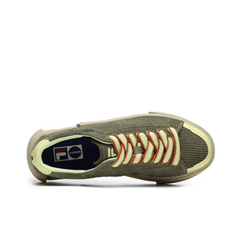 FILA FUSION Pop Skate Shoes 'Olive Green White'-2