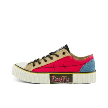 HAIZEIWANG x Kappa One Piece Anti Slip Wear Resistant Low Top Skateboard Shoes Unisex Red White
