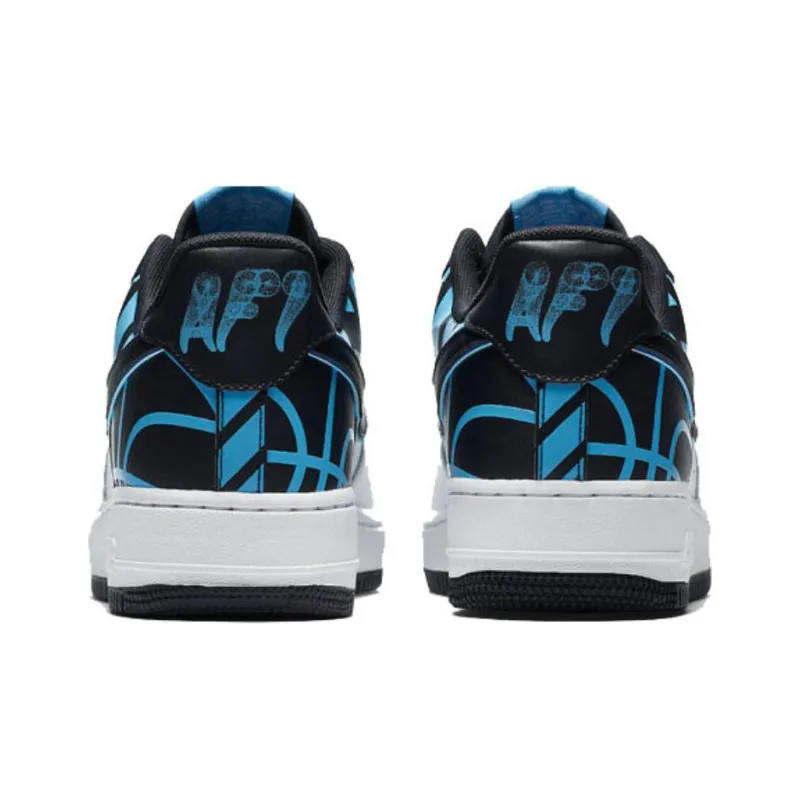 Nike Air Force 1 Low Logo Pack White Obsidian-3