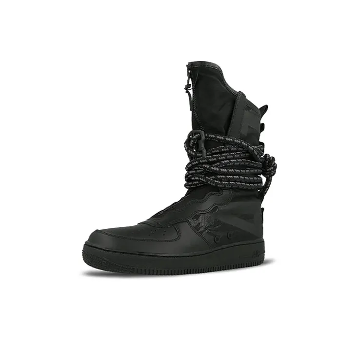 Nike Sf Air Force 1 High Black Dark Grey-2