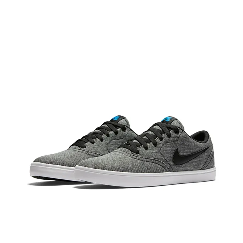 Nike Check Solarsoft Canvas Sb 'Black White'-2