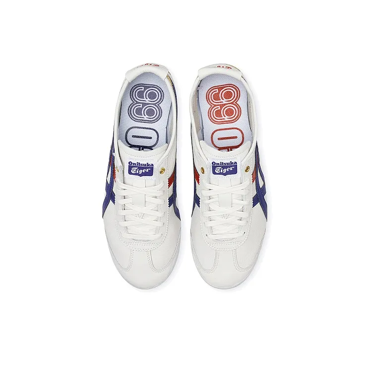 Onitsuka Tiger Mexico 66 Blue Red Metallic Gold-3