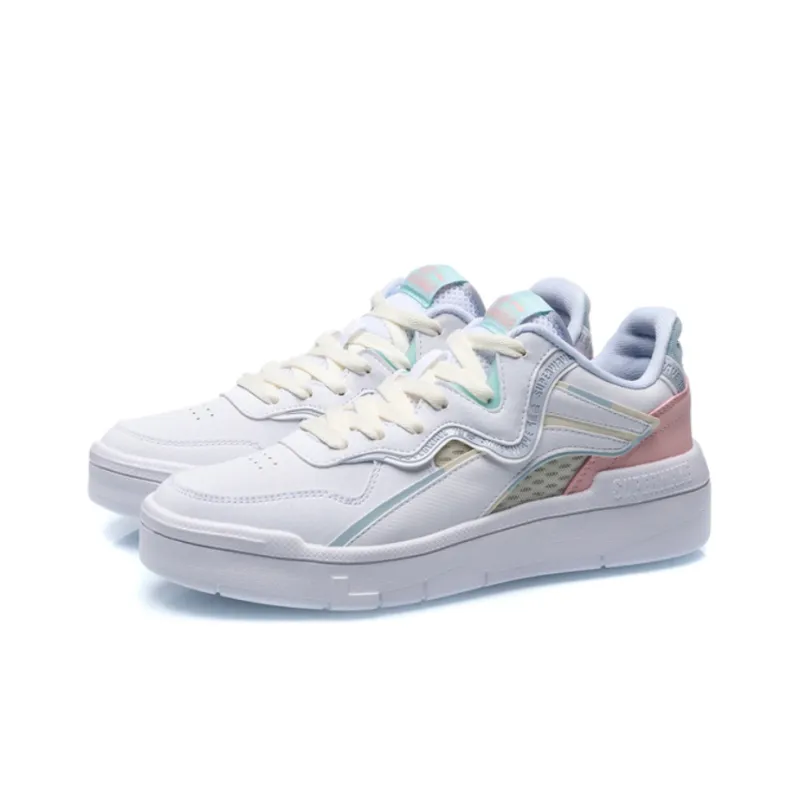 LiNing Wave Spwv Lite Anti-Slip Wear-Resistant Low-Top Skateboard Shoes Women's Salt Powder-2