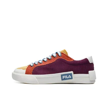 FILA FUSION POP Anti Slip Wear Resistant Low Top Skateboard Shoes Women's Blue Purple