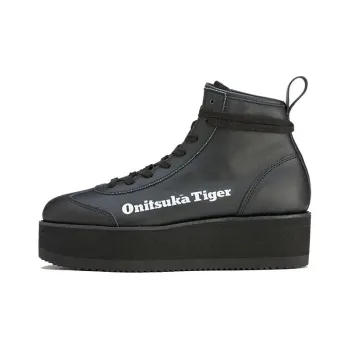 Onitsuka Tiger Delegation Chunk High Top Shoes 'Black Faux Fur' Women's
