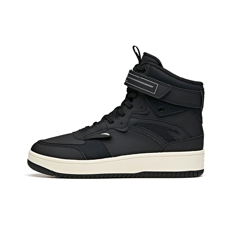 black high top skate shoes